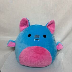 Squishmallows Boyle Bat 16” Plush Blue Pink S16 #2437 NWT Jazwares Halloween